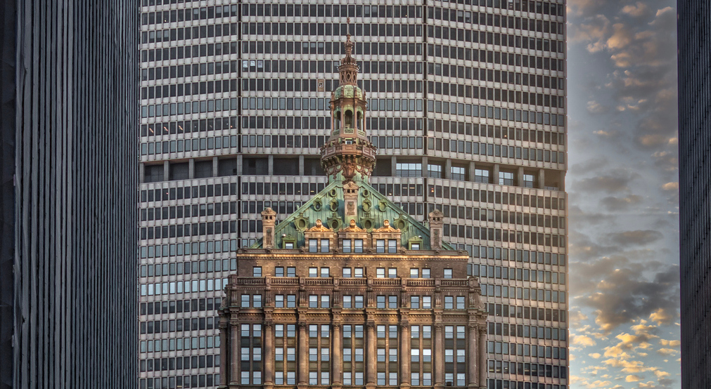 230 Park Avenue, Helmsley Building Against MetLife Building, Manhattan New York City